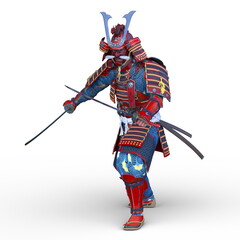 Obraz premium お面の武者
