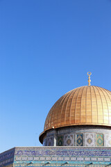 Temple mount Dome of the Rock israel jerusalem