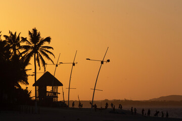 Fototapeta premium sunset at the beach