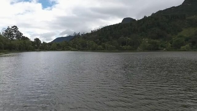 Ubaque lake at the Colombian mountains II