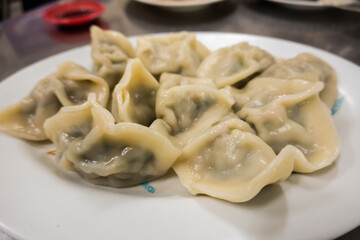 boiled jiaozi dumpling