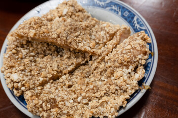 fried pork on a dish