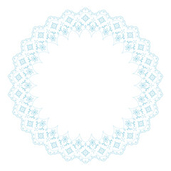 Frame material of lace illustration (vector, cut out)