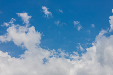 blue sky with clouds