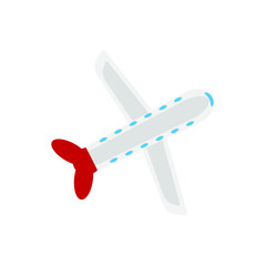airplane icon on white background