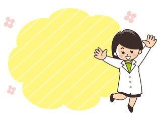 女医と吹き出し