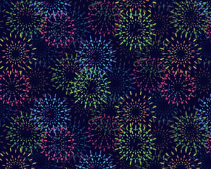 花火の背景　横位置