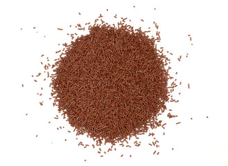 Typical dutch chocolate sprinkles (hagelslag)