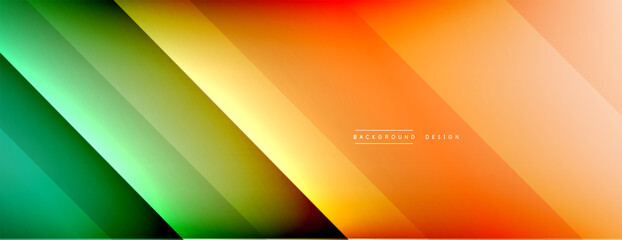 Dynamic lines abstract background. 3D shadow effects and fluid gradients. Modern overlapping forms