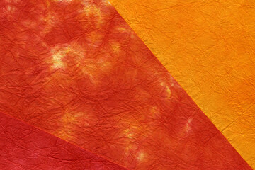 木目テクスチャー背景(暖色)  燃える炎のような赤系の和紙