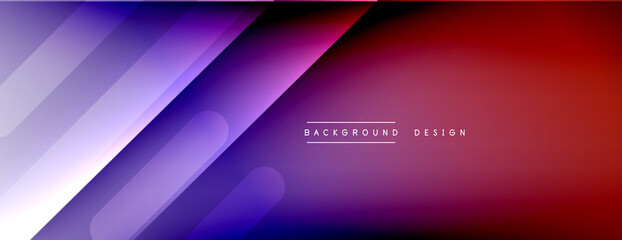 Dynamic lines abstract background. 3D shadow effects and fluid gradients. Modern overlapping forms