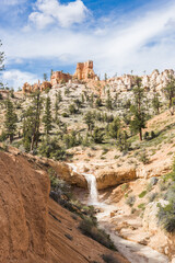 Small Falls in Zion Park in the USA