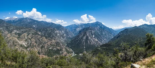 Foto auf Leinwand King's Canyon and Sierra Nevada mountains in the USA © Fyle
