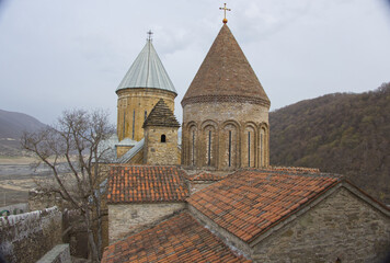 old fortress Ananuri in Georgia 