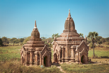 Fototapeta premium Temples of Bagan, Burma, Myanmar, Asia.