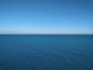 peñiscola, castellon, mar, azul, horizonte, 