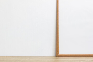 blank paper on wooden wall
