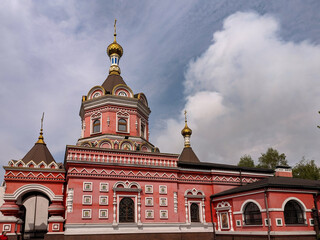 Fototapeta na wymiar Kamenskoe, Ukraine - May 03, 2021: St. Nicholas Cathedral