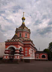 Fototapeta na wymiar Kamenskoe, Ukraine - May 03, 2021: St. Nicholas Cathedral
