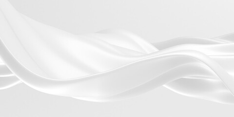 White abstract liquid wavy background