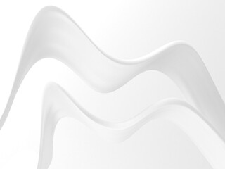 White abstract liquid wavy background