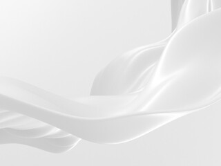 Fototapeta premium White abstract liquid wavy background