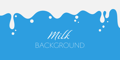 Milk splash abstract background vector illustration