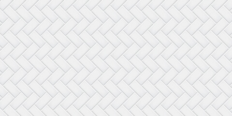 White ceramic tiles texture abstract background vector illustration - obrazy, fototapety, plakaty