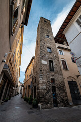 Barbarasa tower in via roma in the center of terni