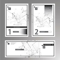 Modern flyer design for banner design. Modern poster, banner, brochure, flyer, cover. Web page template. Internet technology. Business technology concept. Web, graphic, banner