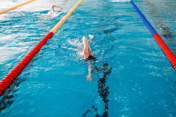swimming competitions in the swimming pool