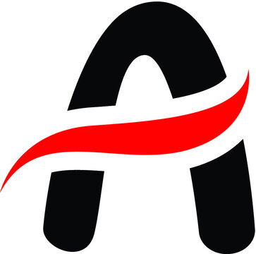 letter a vector design