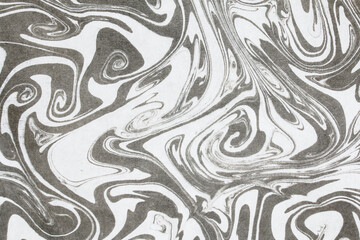 Japanese black ink mixing, marble texture on paper background, watercolor, suminagashi, abstract art