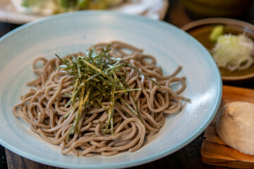 蕎麦と天ぷら　　天せいろ