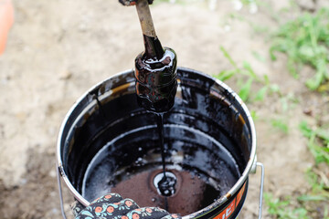 bitumen in the bucket