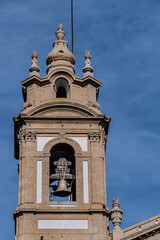 Architectural details of Imposing Good Jesus of the Mount (Bom Jesus do Monte, from 1373) - Portuguese sanctuary and important tourist attraction near Braga. Portugal.
