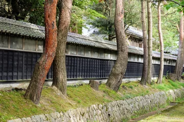 Fotobehang 日本の古い家の風景 © masamasa3