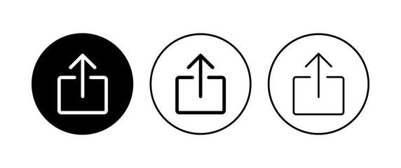 Share icon set. Sharing vector icon