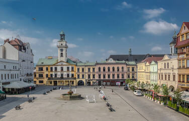 City old town square Cieszyn, Poland