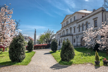 Obraz premium View of the palace, Wzgórze Zamkowe, Cieszyn, Poland