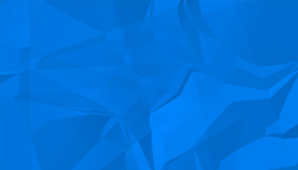 Fototapeta premium abstract blue crumpled paper texture background