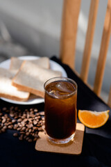 Ice Americano Black Coffee Nutrual lighting
