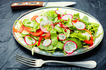 Summer vegan salad