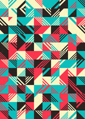 Obraz premium Abstract Geometric Pattern generative computational art illustration