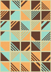 Obraz premium Abstract Geometric Pattern generative computational art illustration