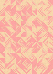Fototapeta premium Abstract Geometric Pattern generative computational art illustration