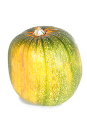 Large pumpkin on a white background. Isolated object