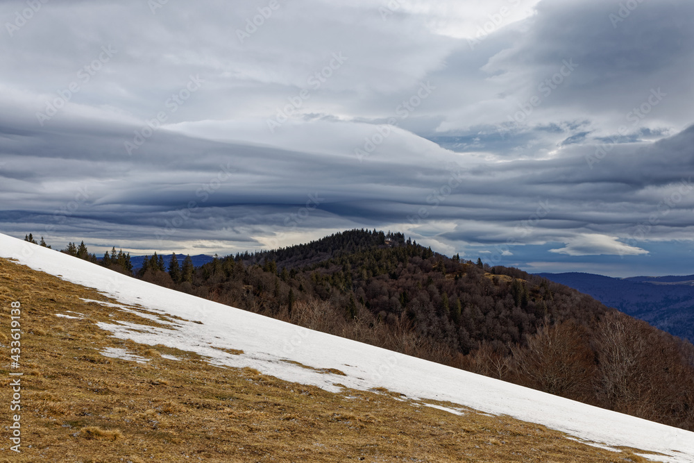 Poster nuages sur les vosges