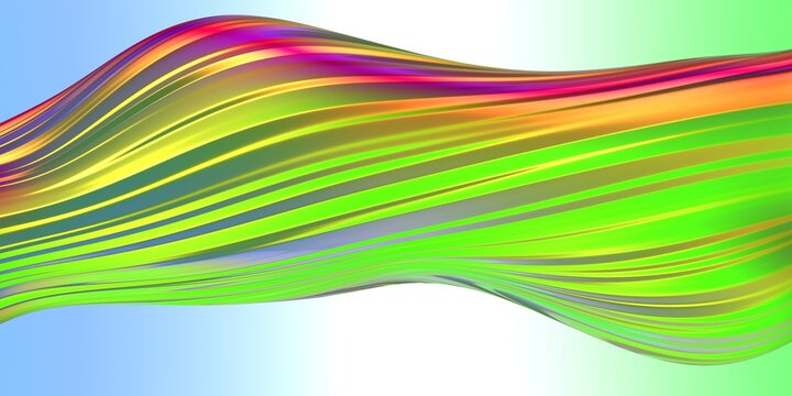 abstract colorful wave background © Pavel A