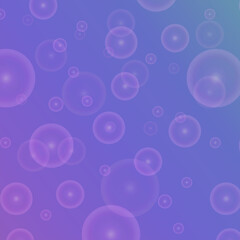 purple bubbles background abstract bokeh vector illustration pattern